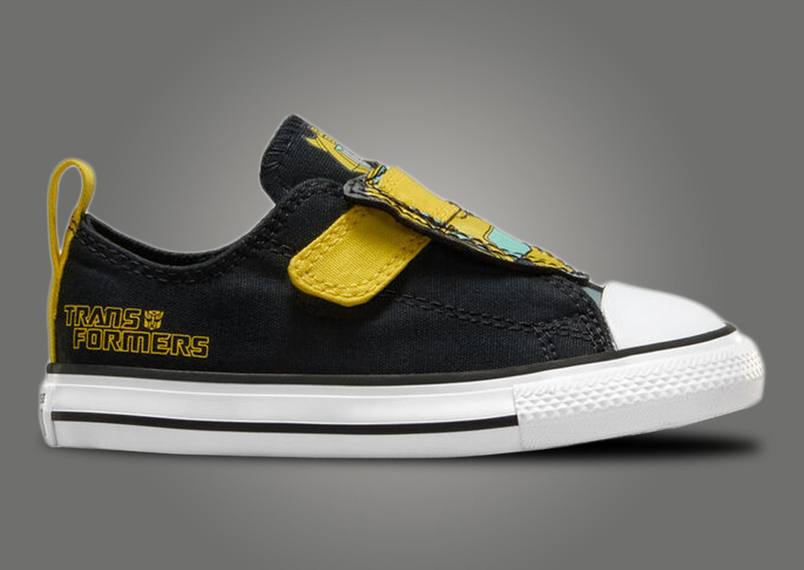 Transformers x Converse Chuck Taylor All-Star EasyOn Ox Bumblebee (TD) Lateral