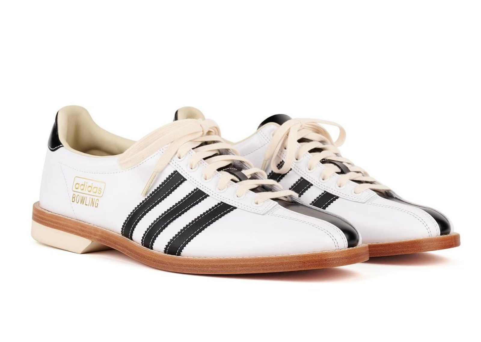 Brain Dead x adidas Bowling Shoe White Angle