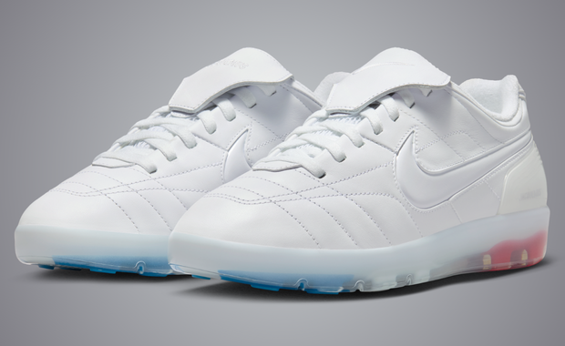 Jacquemus x Nike Cryoshot Tiempo R10 pair