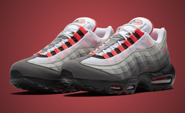 The Nike Air Max 95 OG Solar Red Returns in Big Bubble Form Holiday 2025