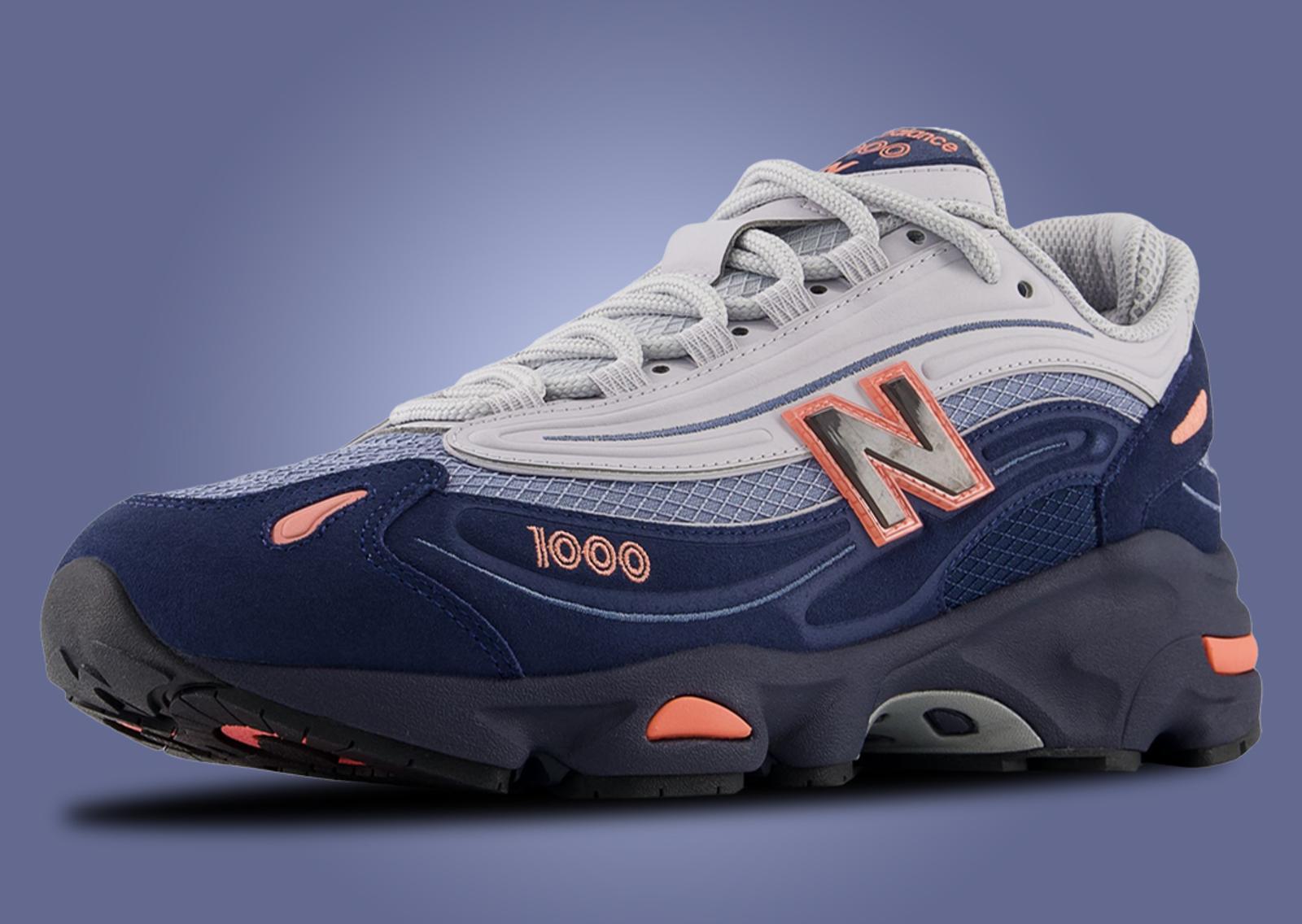 New Balance 1000 Navy Angle