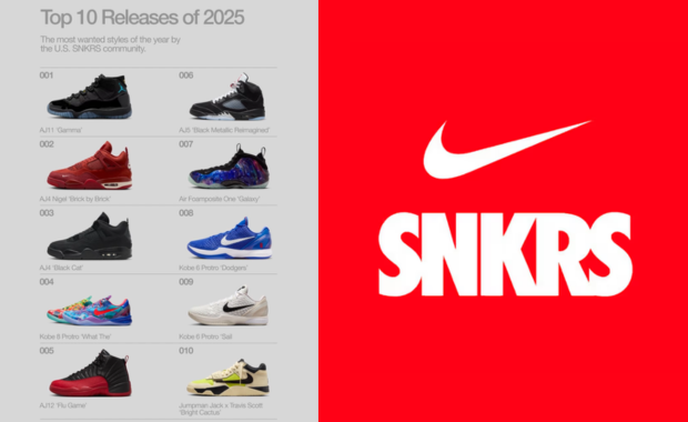 Top 10 Most Wanted SNKRS Releases of 2025