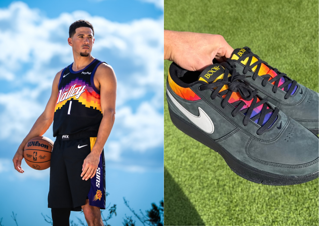 Devin Booker Previews Suns Jersey-Inspired Book 1 Colorway