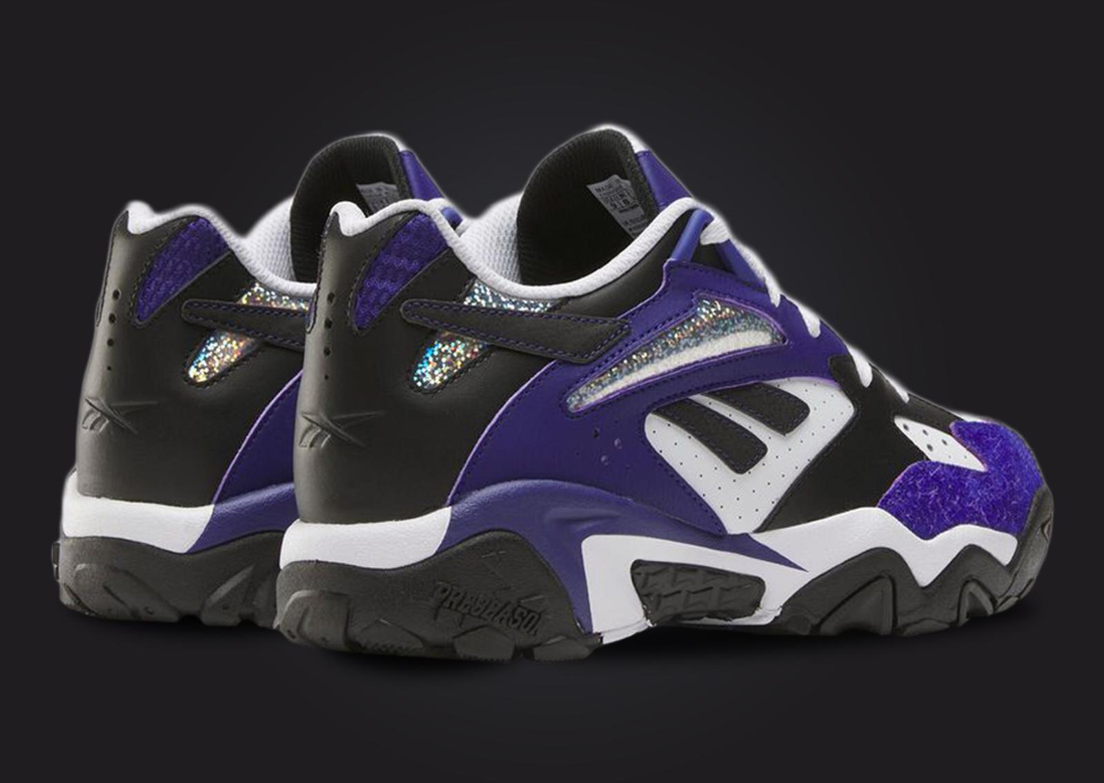 Panini x Reebok Preseason 94 Low Purple Prizm Heel Angle