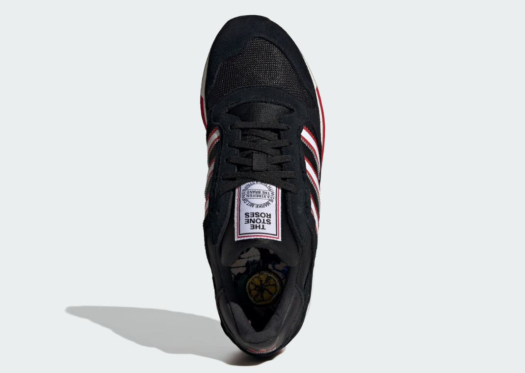 The Stone Roses x adidas ZX 600 heel clip and mixed material upper