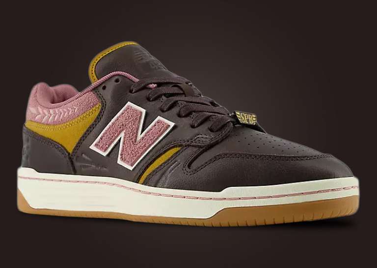 303 Boards x Jeremy Fish x New Balance Numeric 480 Silly Pink Bunnies Angle