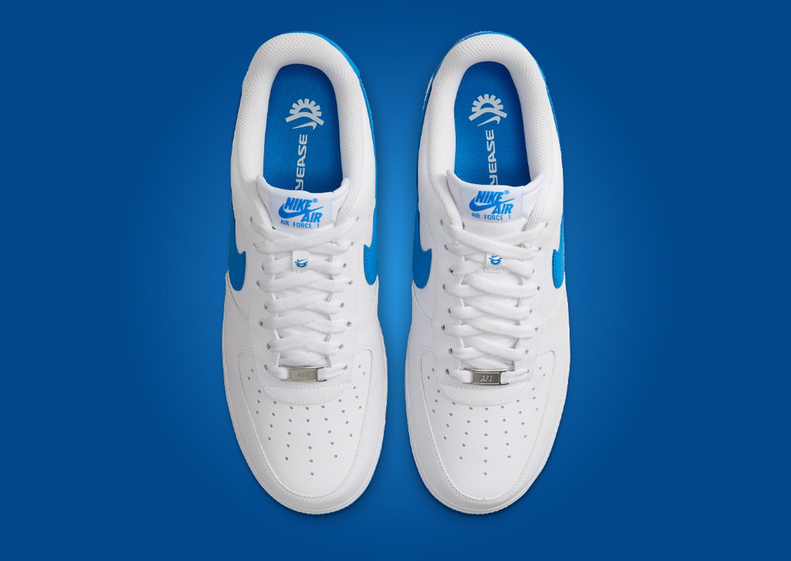 Nike Air Force 1 Low EasyOn White Hyper Royal Top