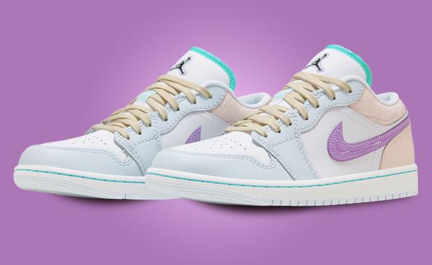 The Women's Air Jordan 1 Low Sashiko Multi Releases Holiday 2023