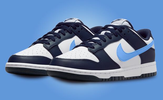 Nike Dunk Low Navy White Uni Blue - FN7800-400 Raffles and Release