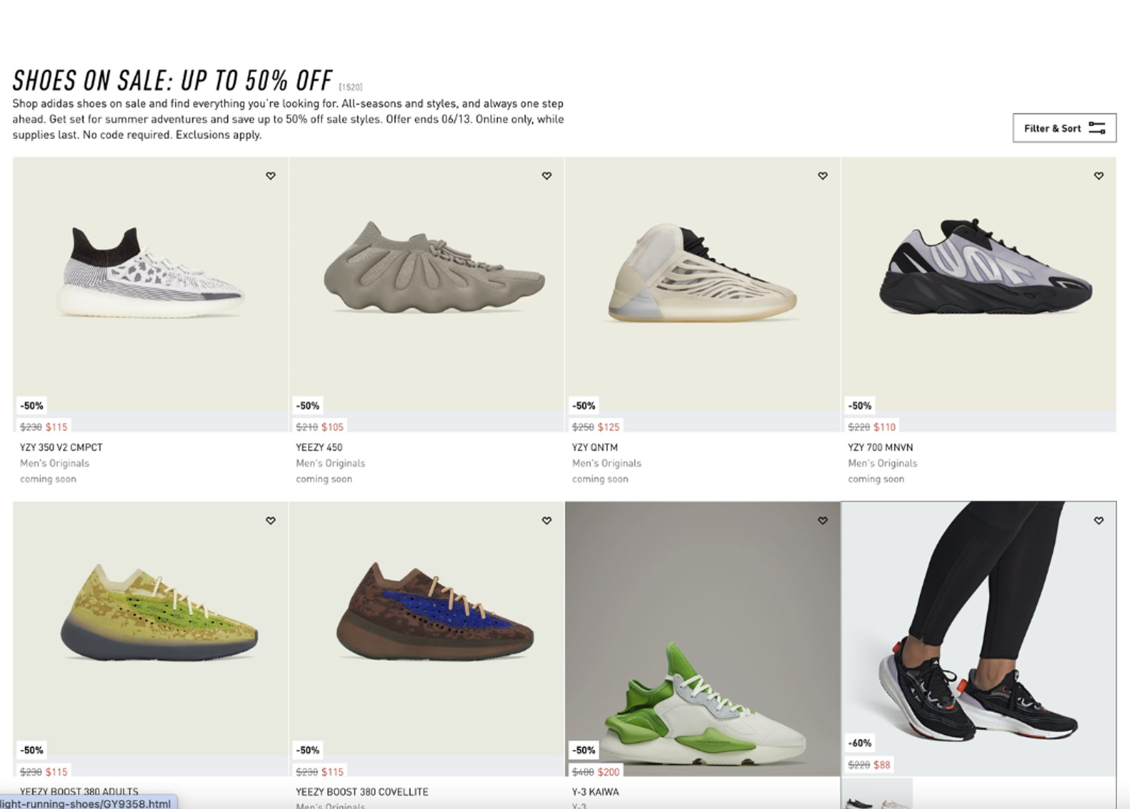 Yeezys on Sale on adidas.com