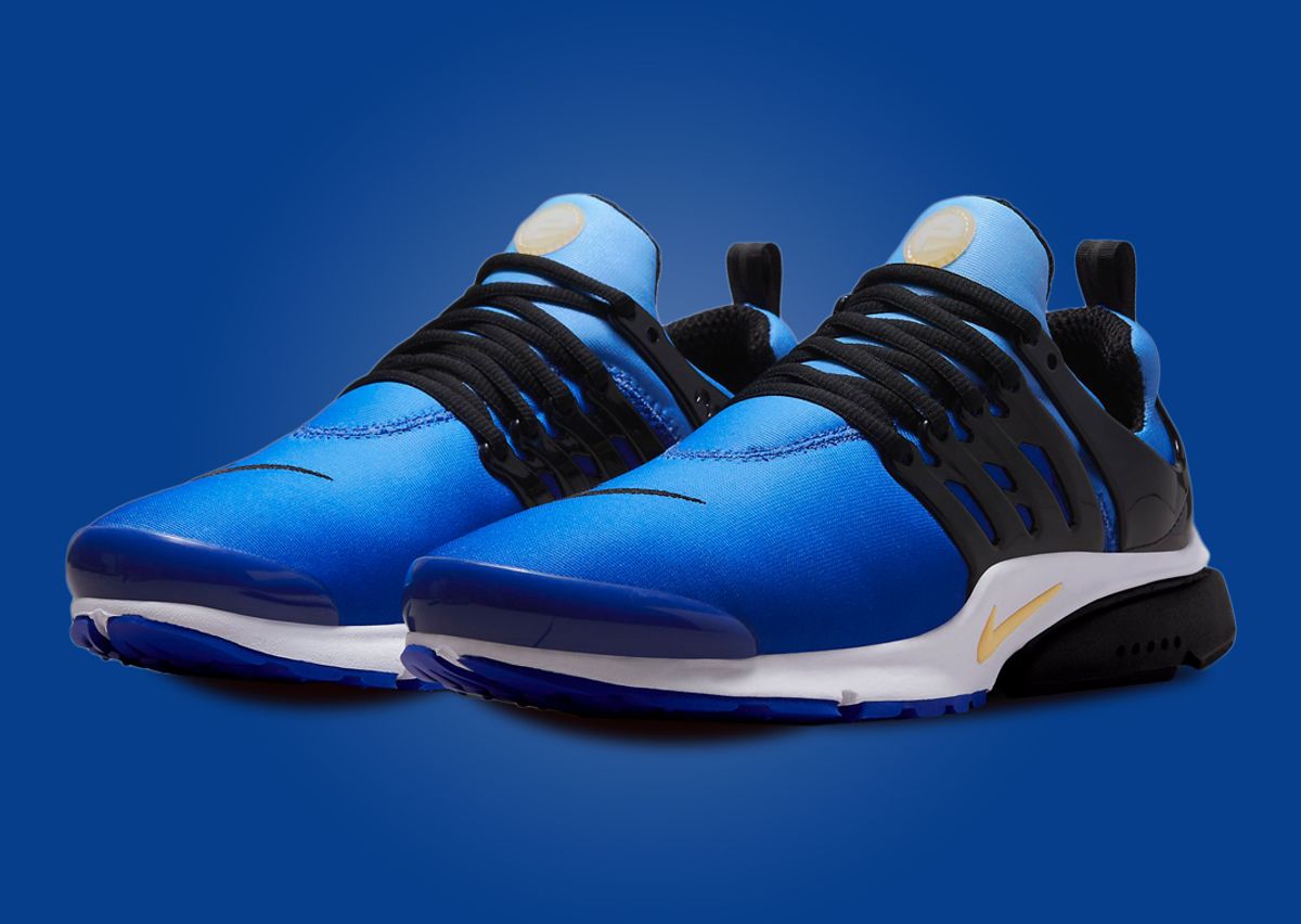 Nike air presto black and blue Clearance