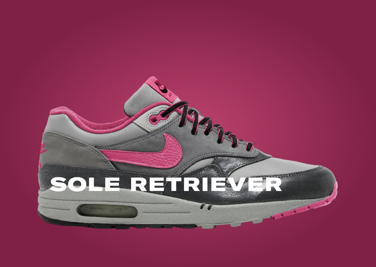 HUF x Nike Air Max 1 Anthracite Pink Pow