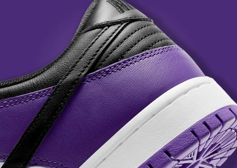 Nike SB Dunk Low Court Purple Heel