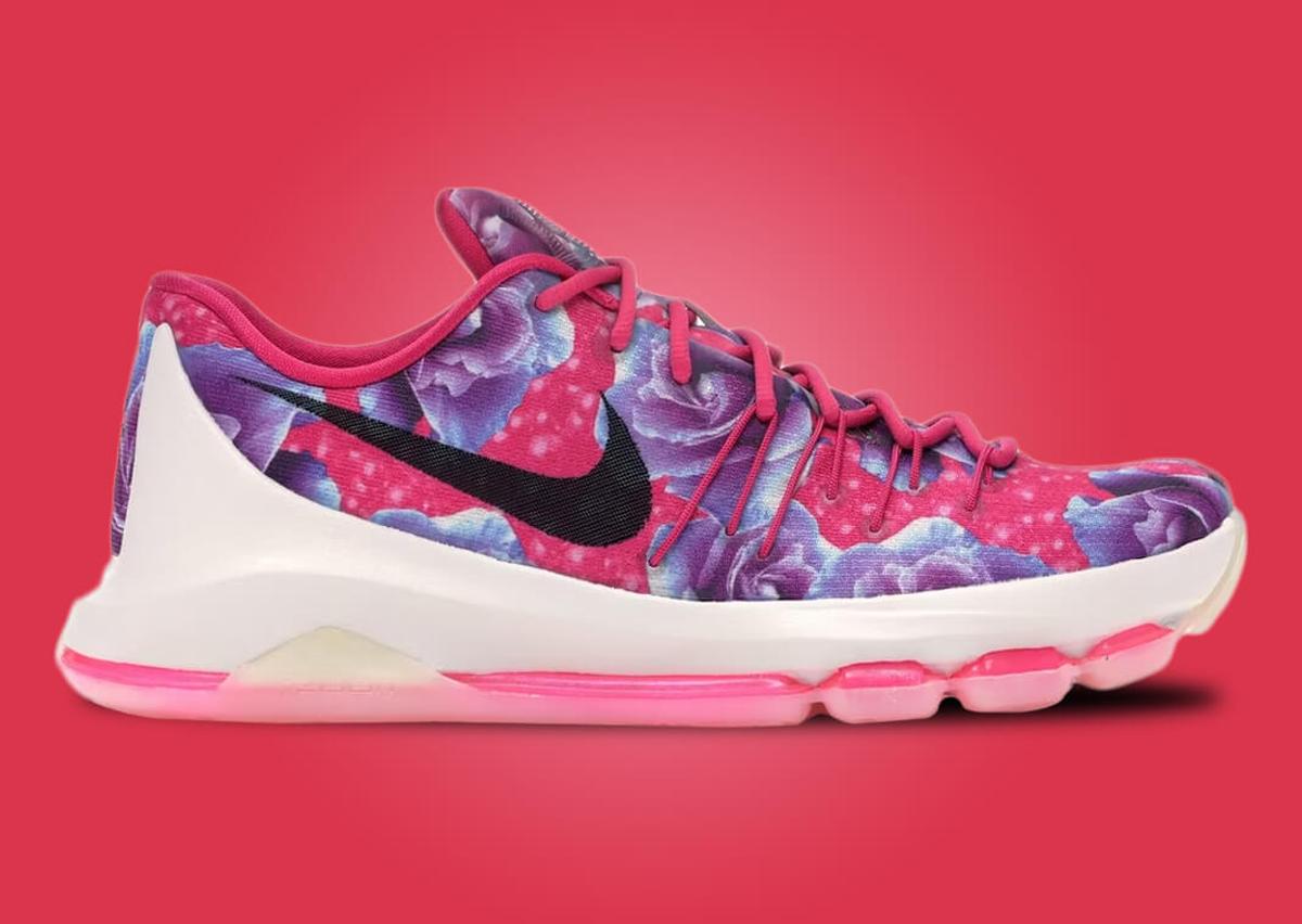 Nike KD 8 Aunt Pearl Side View 