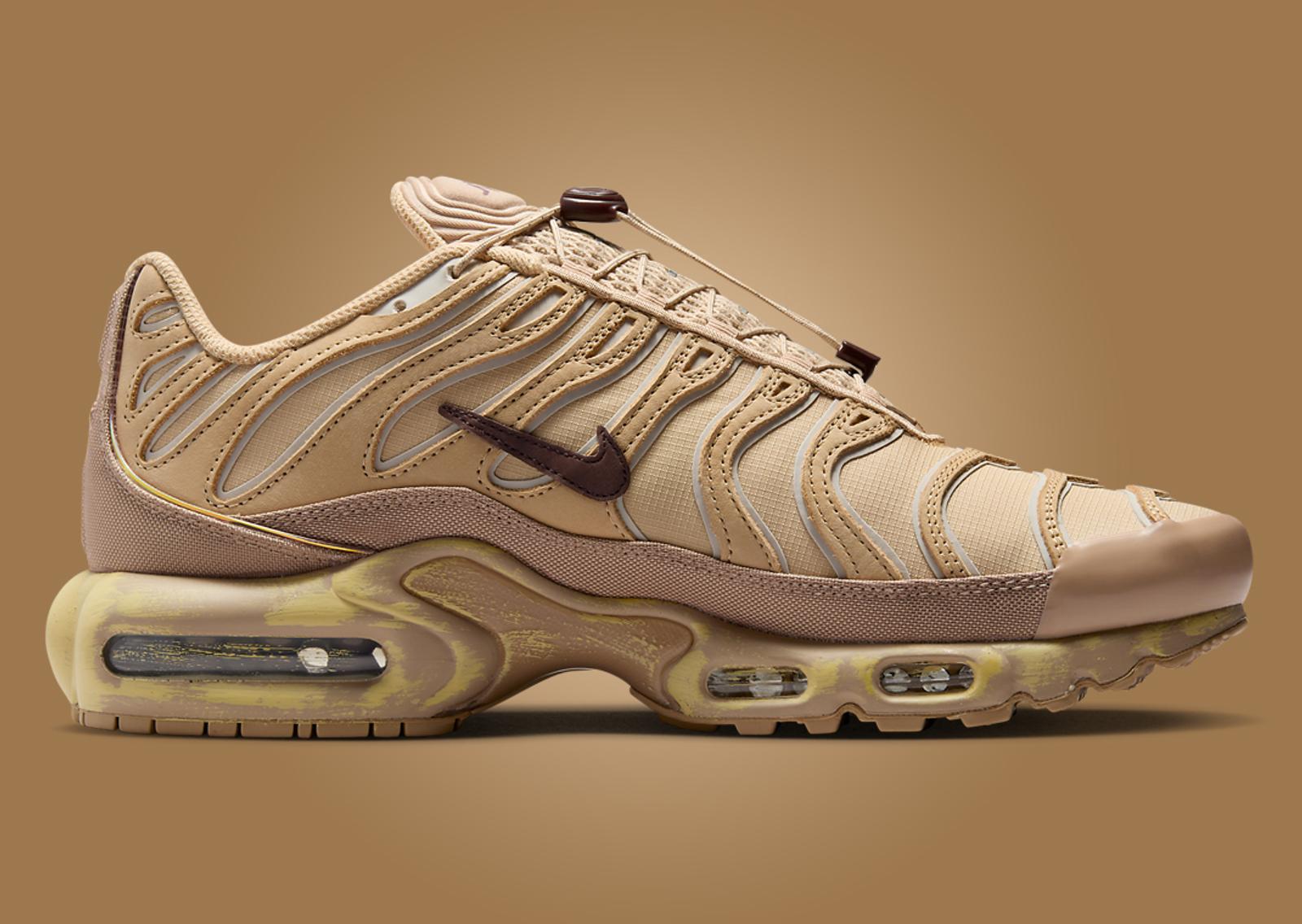 Nike Air Max Plus Handcrafted Sesame Medial