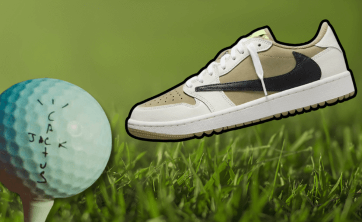 Golf Shops Requiring People to Golf to Buy Travis Scott x Jordan 1 Low Golf Shoe