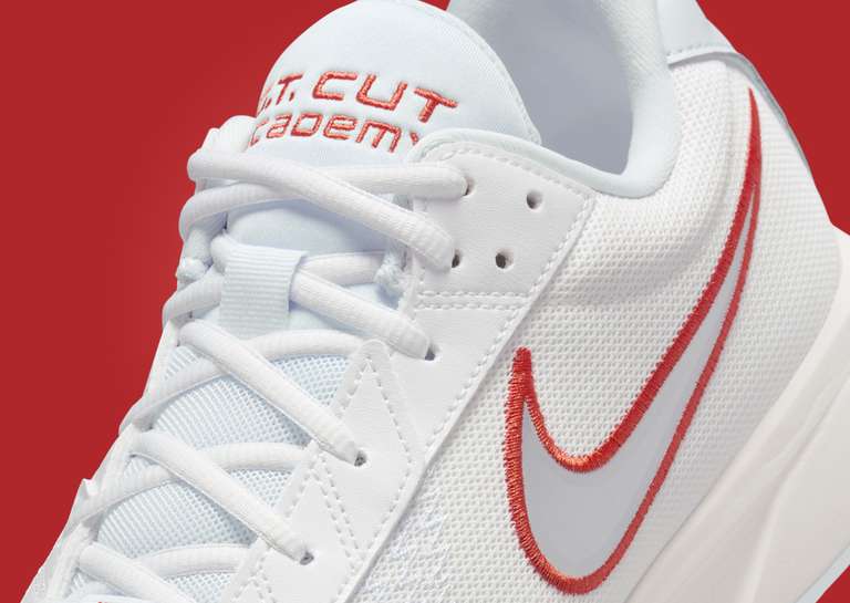 Nike Air Zoom GT Cut Academy Summit White Picante Red Angle