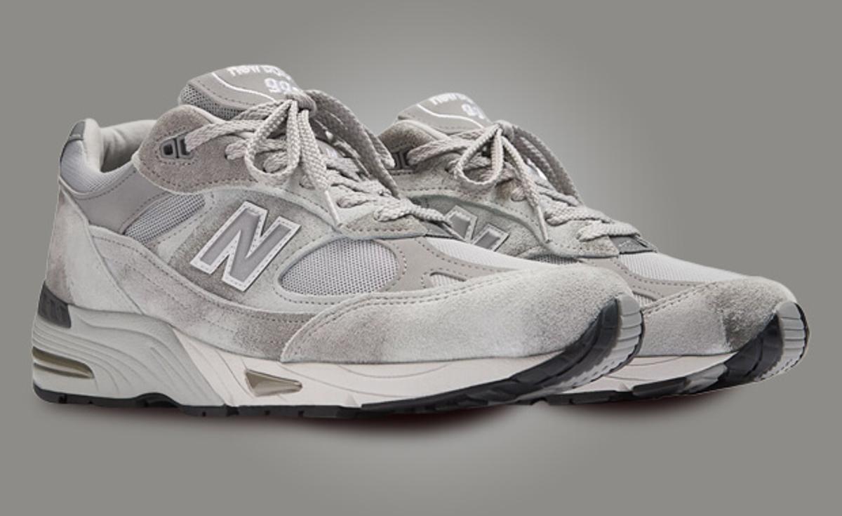 The New Balance 991 Made in UK Washed Grey Releases September 7