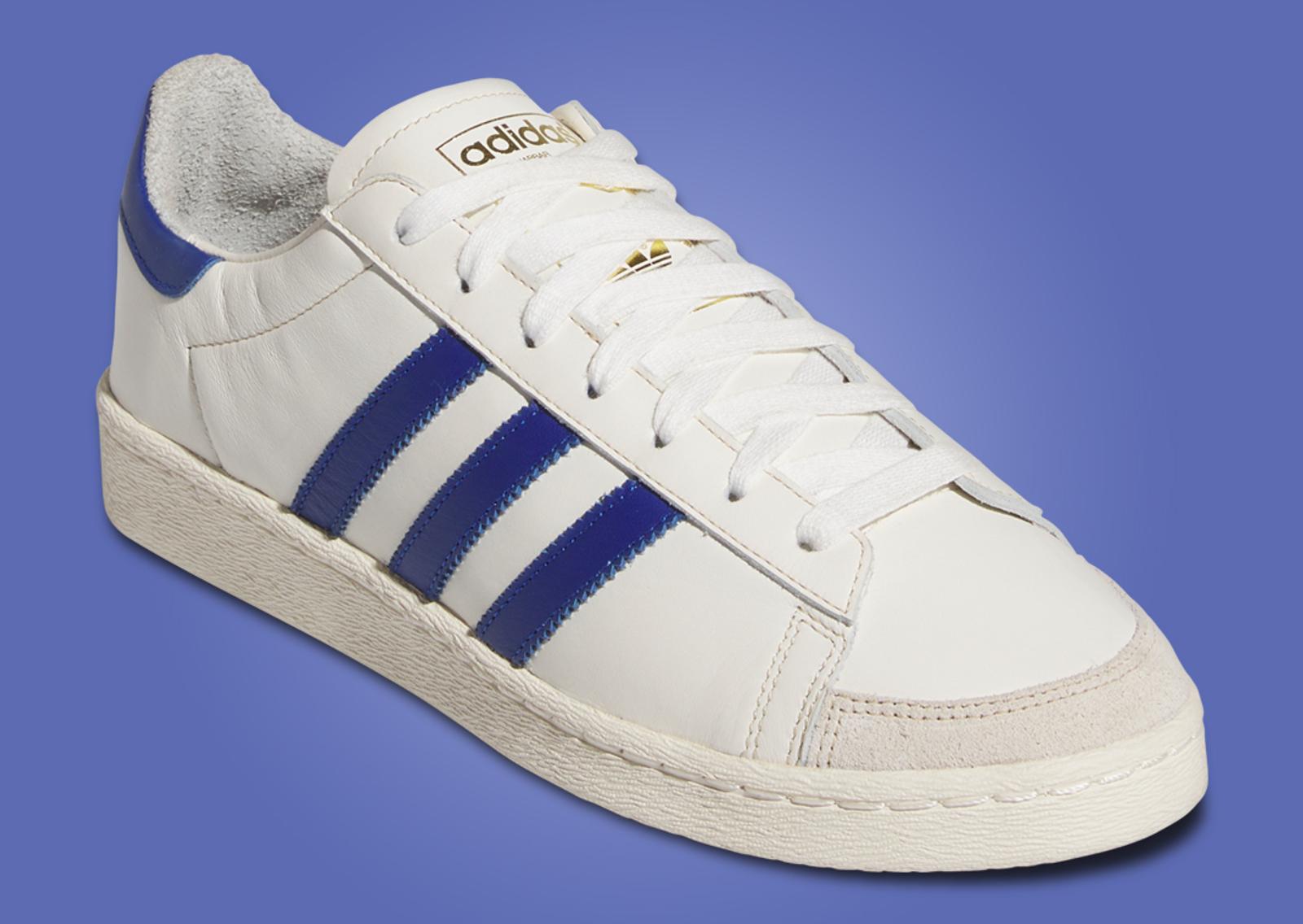 adidas Jabbar Low Off White Collegiate Royal Angle