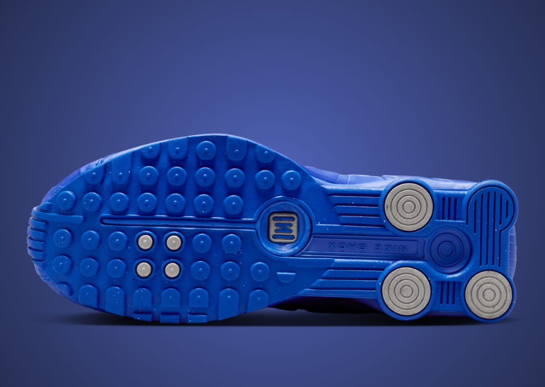 The Nike Shox R4 Blue Woman Group Releases August 2024
