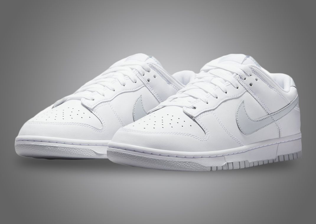 It Doesn't Get Any Cleaner Than The Nike Dunk Low White Pure Platinum