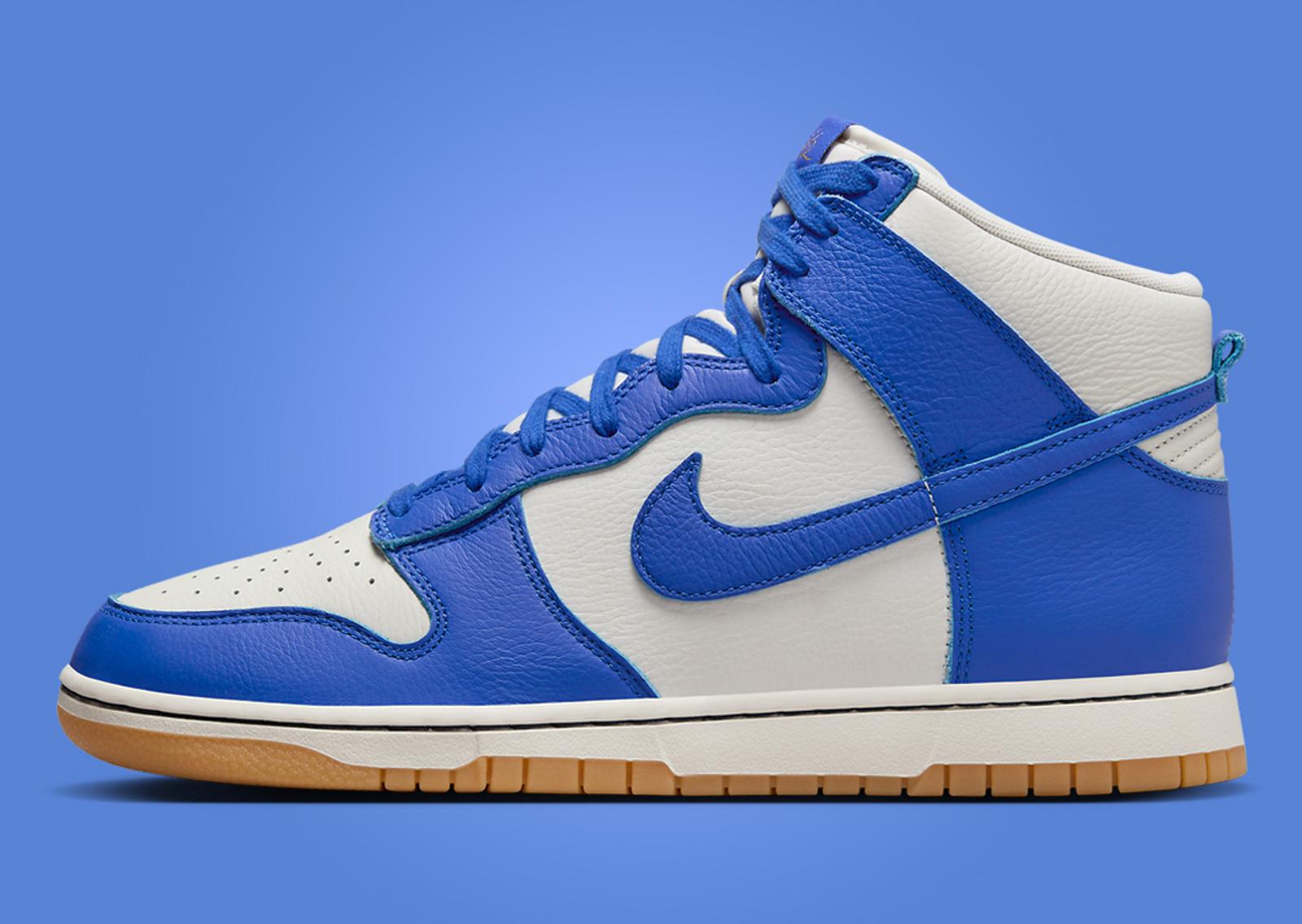 Nike Dunk High Phantom Racer Blue (W) Lateral Left