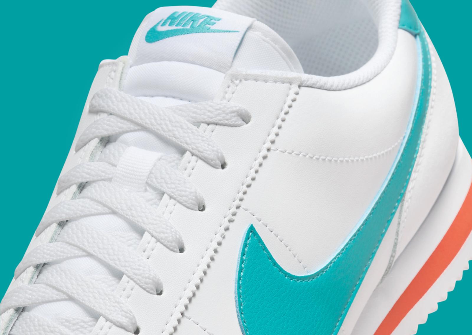 Nike Cortez Miami Dolphins Tongue