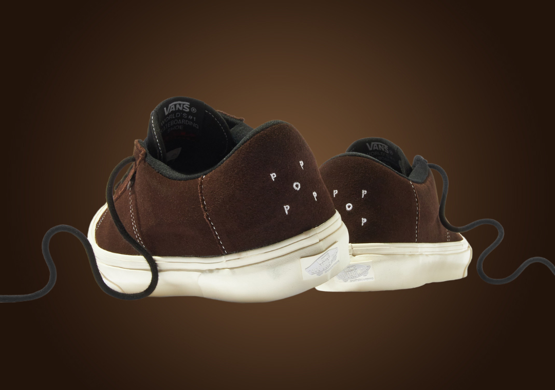VANS x POP TRADING COMPANY SKATE AGAH★POP BROWN/BLACK Vans Skate Agah Shoes - (Pop) Brown / Black | Flatspot