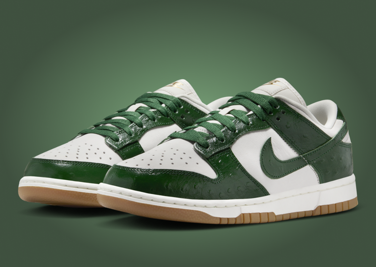 The Women's Nike Dunk Low Lux Grandma Appears in Gorge Green