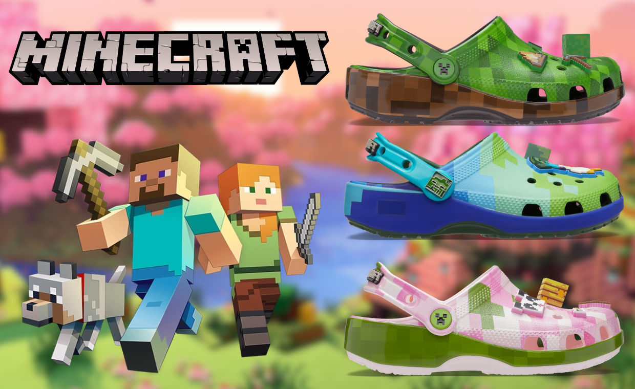 Minecraft x Crocs Classic Clog Collection