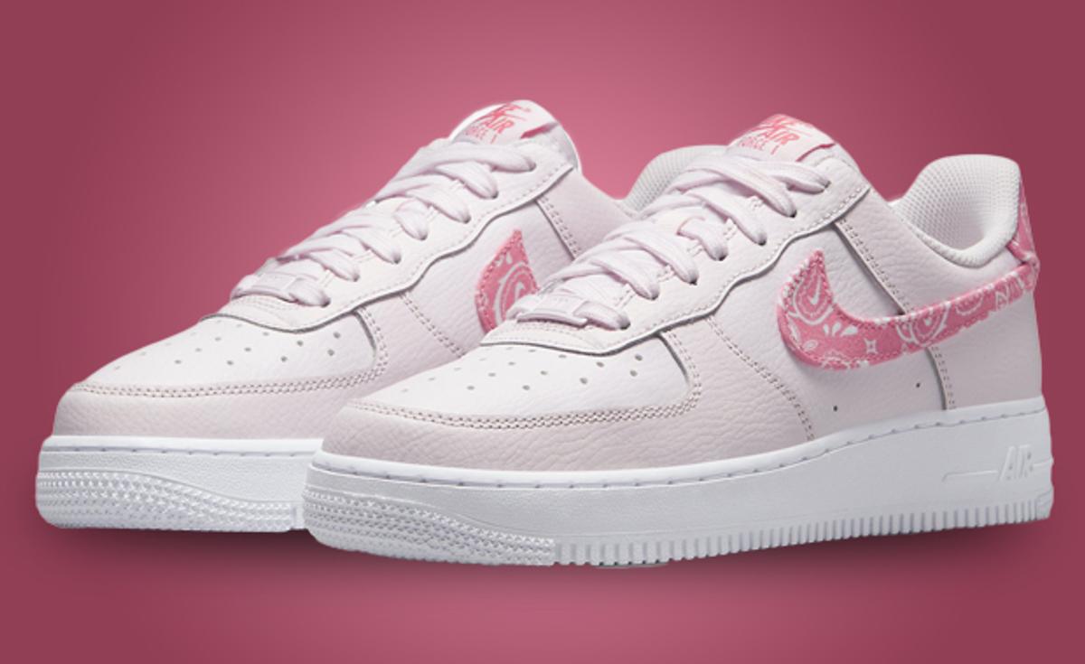 Pearl Pink Paisley Patterns Take Over The Nike Air Force 1 Low