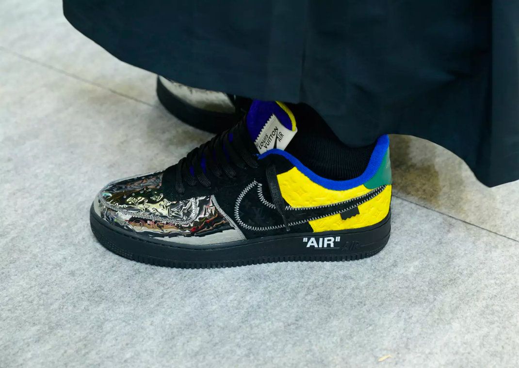 Air Force 1 x LV Virgil Abloh Black - Sneakers 3D Keychain – VNDS Kicks