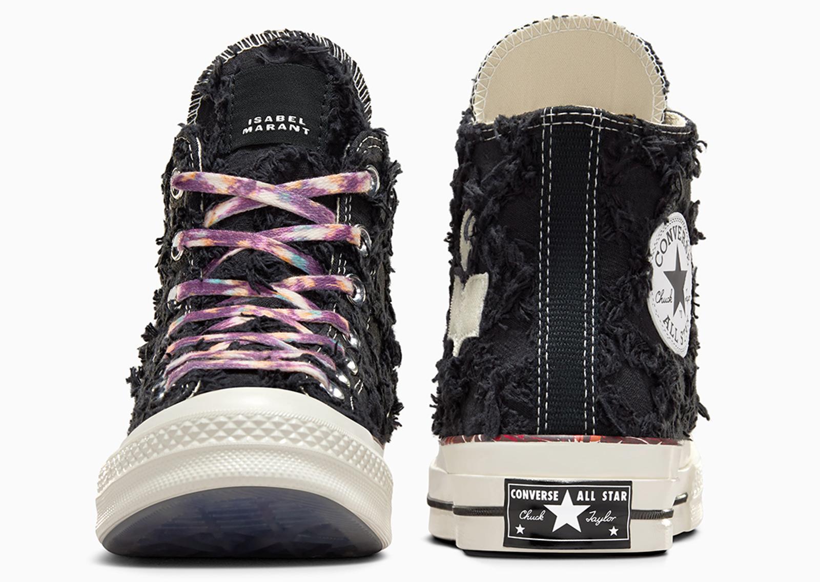 Isabel Marant x Converse Chuck 70 Raven Egret Toe and Heel