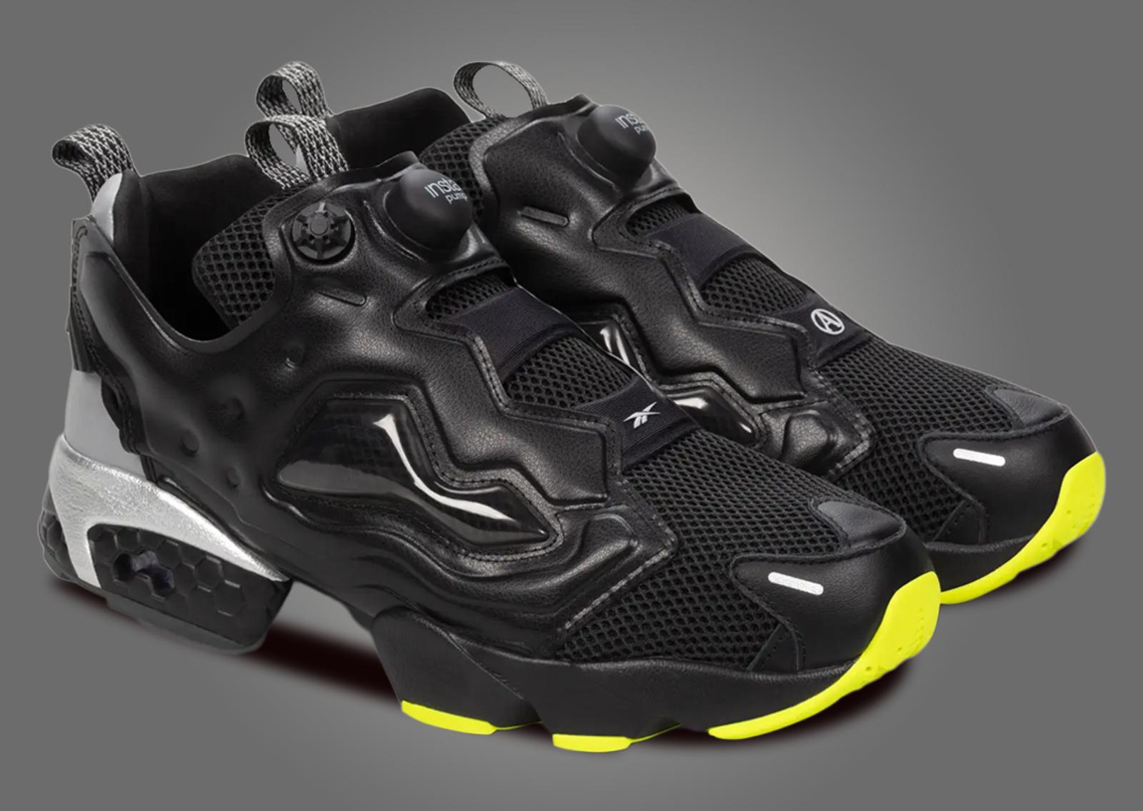 Aries x Reebok Instapump Fury 94 Black Angle