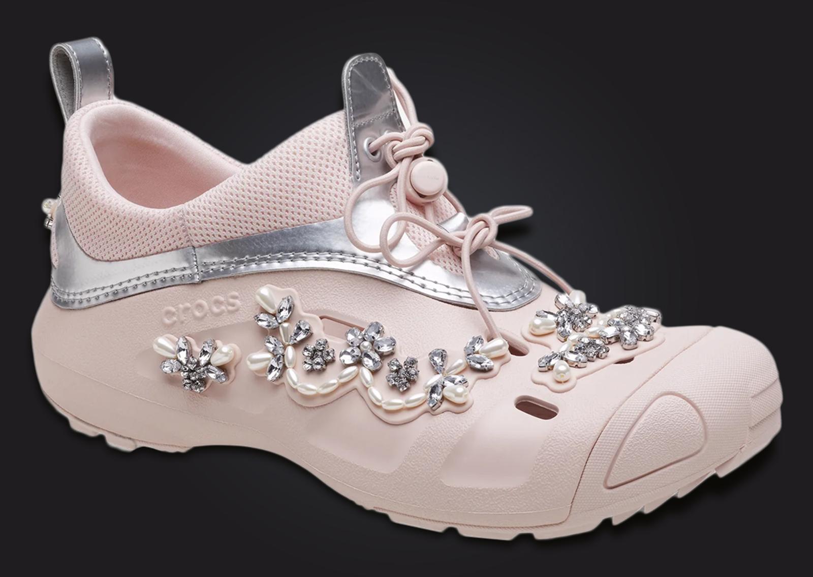 Simone Rocha x Crocs Quick Trail Quartz Angle