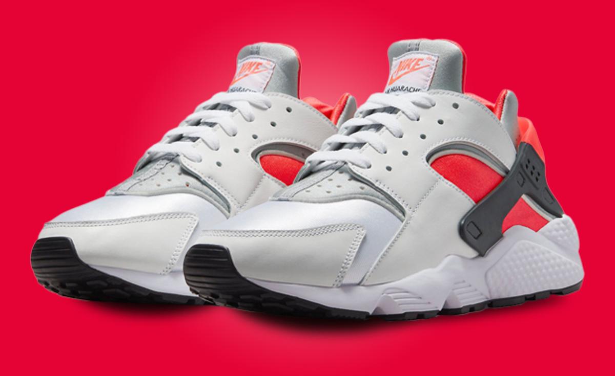 Infrared 23 Accents Make This Nike Air Huarache Iconic