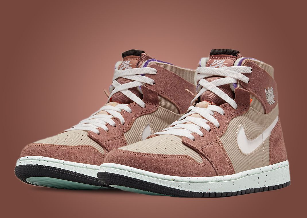 Fossil Stone Covers This Air Jordan 1 High Zoom CMFT