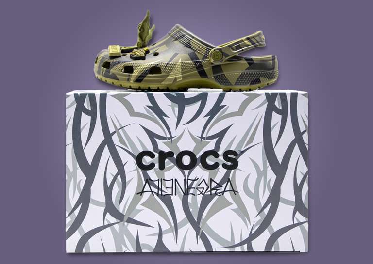 CLOT x Crocs Classic Clog Aloe Lateral