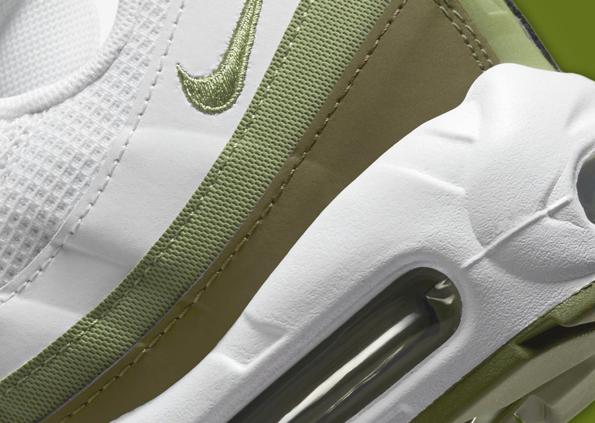 Green Shades Mix With White To Create This Nike Air Max 95 - Sneaker News