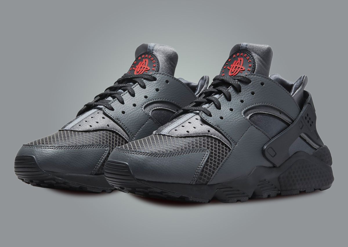 Nike air huarache black red Outlet