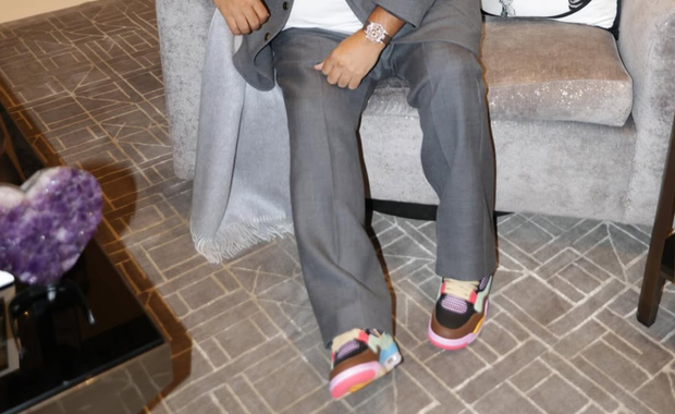 DJ Khaled Wears J. Balvin's Air Jordan 4