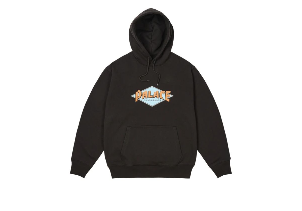 Palace Thrasher SS24 Hoodie in Black