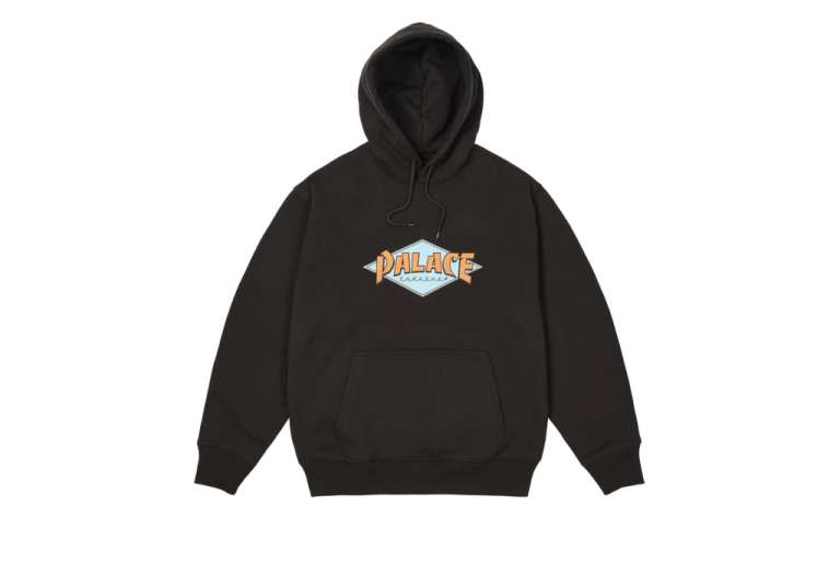 Palace Thrasher SS24 Hoodie in Black