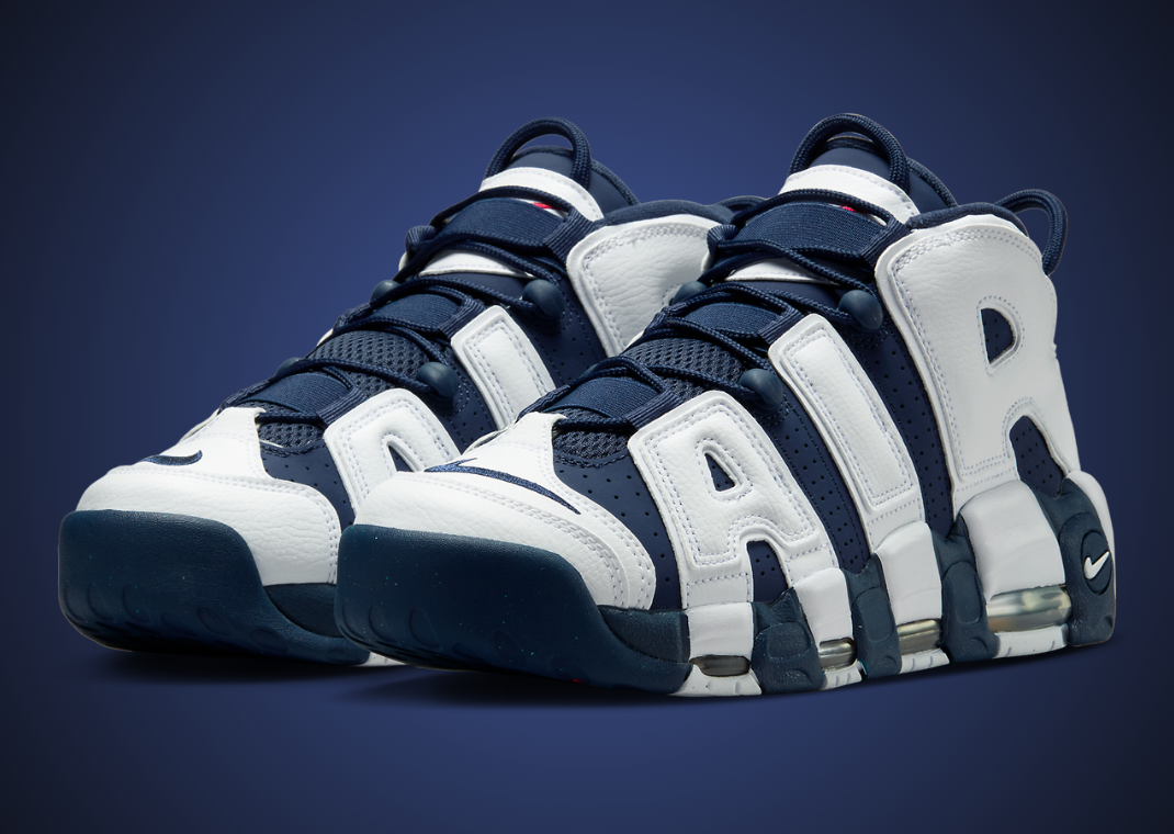 Nike uptempo navy hotsell