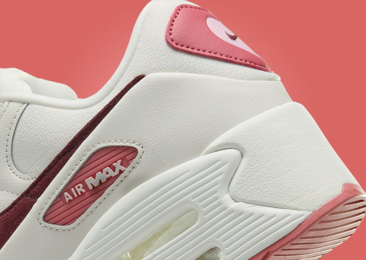 Nike Air Max 90 Elevate Valentine's Day (W) Heel Detail