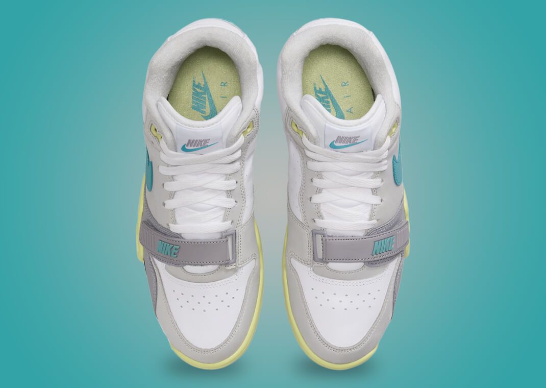 NIKE AIR TRAINER ホワイト/グレー/グリーン Amazon | [ナイキ] エア トレーナー 1 AIR TRAINER 1 エナメル