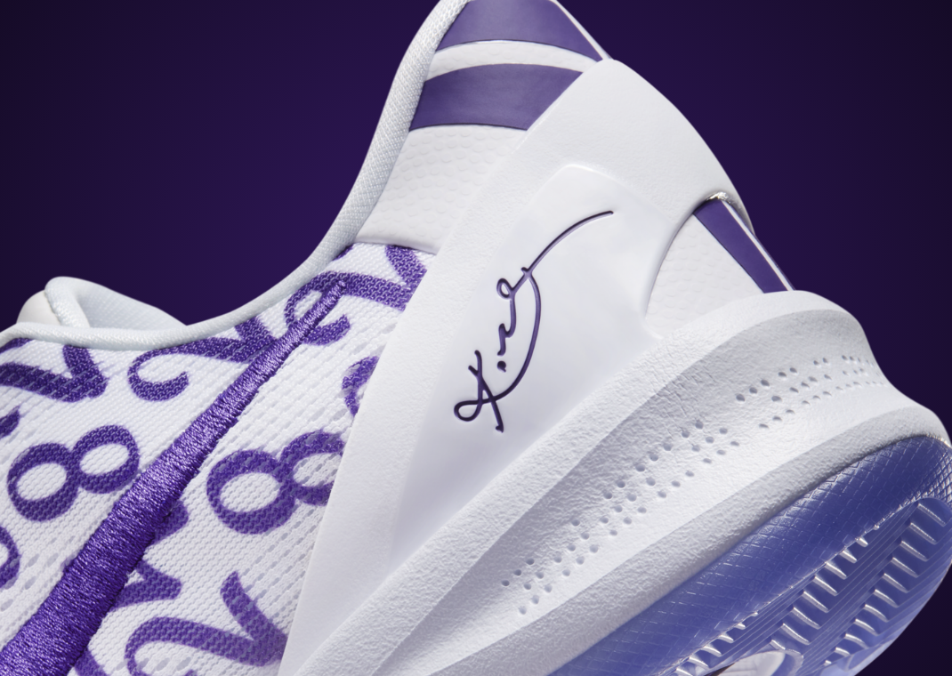 The Nike Kobe 8 Protro White Court Purple Releases February 2024