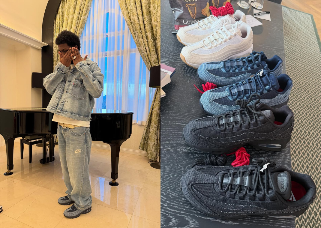 Levis × Nike Air Max 95 \"Denim Blue\" Levi's x Nike Air Max 95 is a Denim-Clad Sneaker of the Year