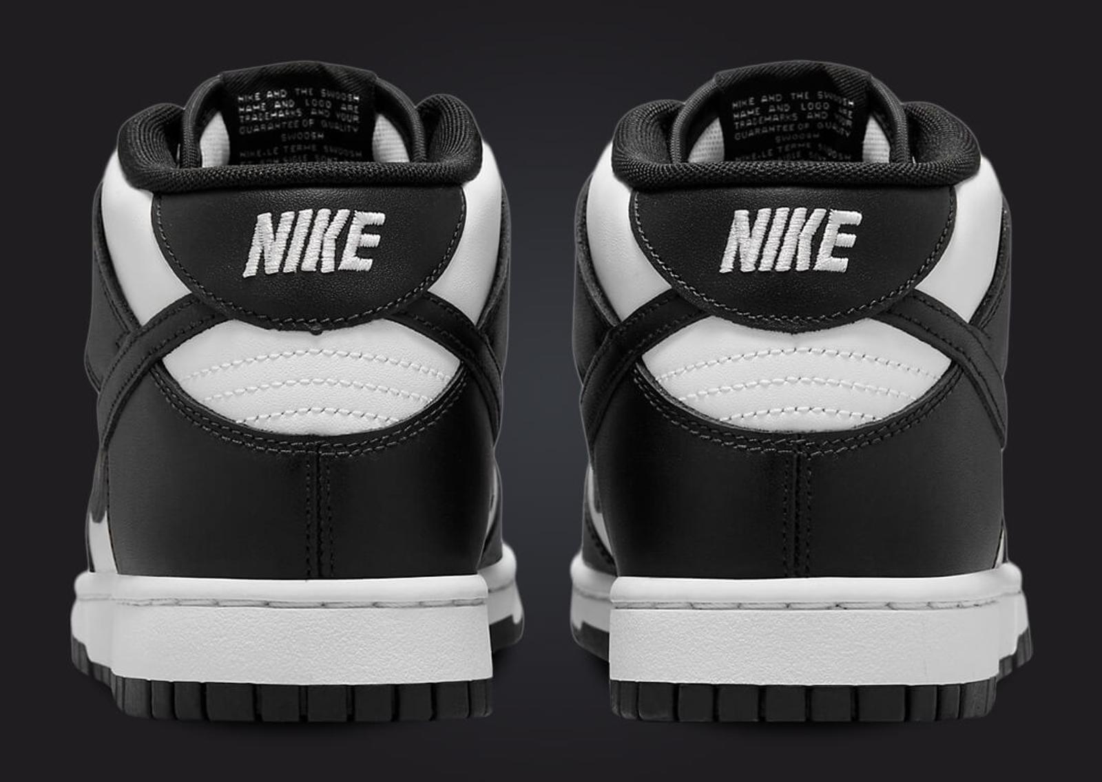 Nike Dunk Mid Leather Panda Back