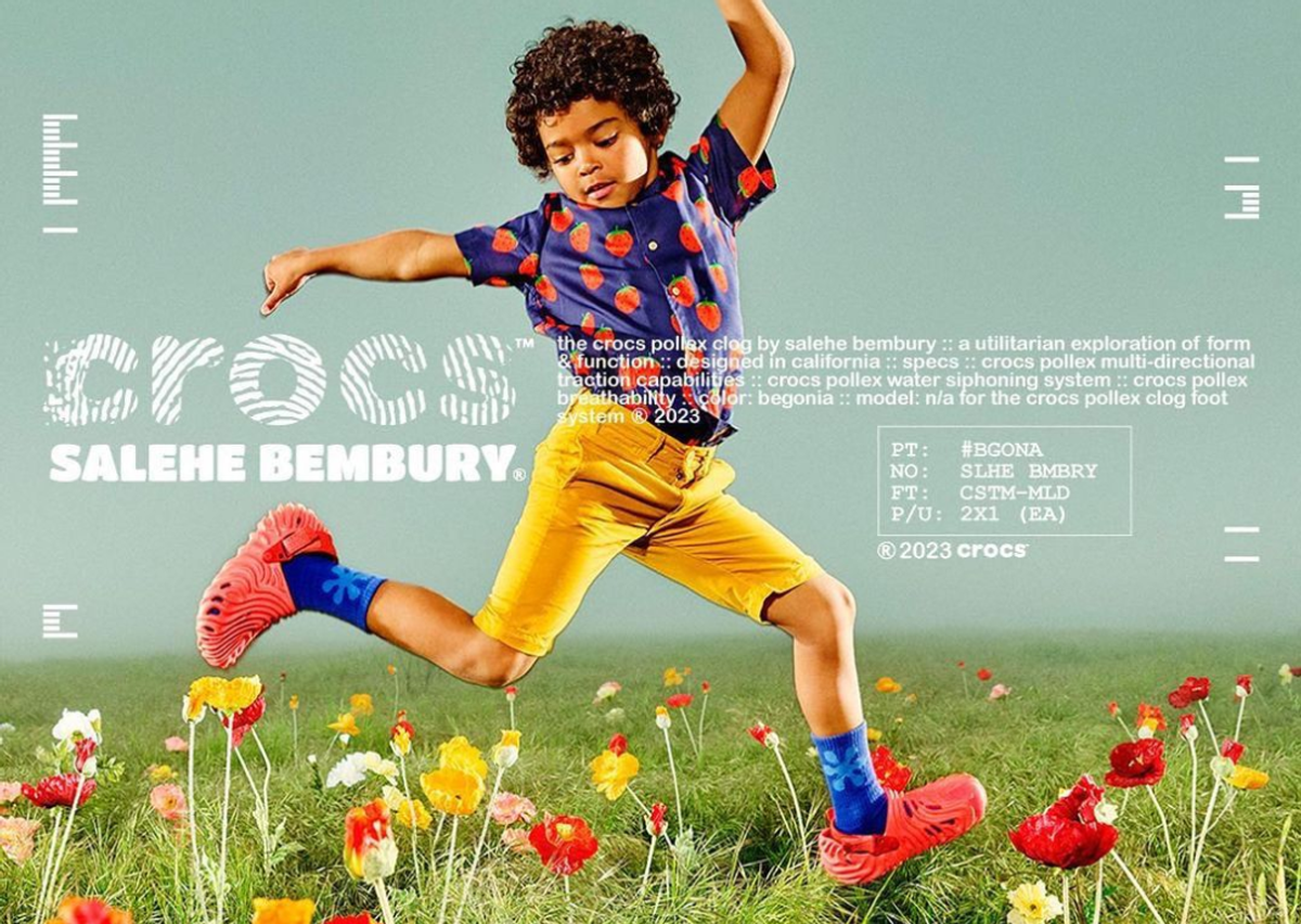 Three New Salehe Bembury x Crocs Pollex Clog for Kids Releases